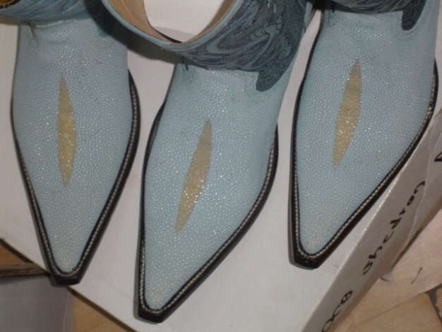  Botas en piel de mantarraya macho                             
